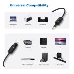 12Ft Toslink/Mini Toslink Digital Audio Cable - Image 4