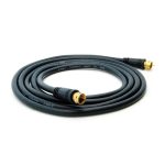 25Ft F-Type Screw-on RG6 Cable Black Gld Plated - Image 2