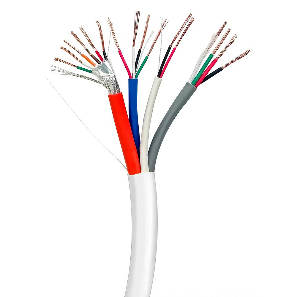500Ft Access Control Cable Plenum (CMP) White (18AWG/4C + 22AWG/4C + 22AWG/2C + 22AWG/6C) 500Ft Access Control Cable Plenum (CMP) White (18AWG/4C + 22AWG/4C + 22AWG/2C + 22AWG/6C) - Image 1
