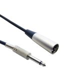 10Ft XLR 3P Male to 1/4" Unbalanced Microphone Cable
