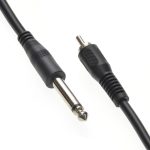10Ft 1/4" Mono Plug/RCA Male Cable - Image 4