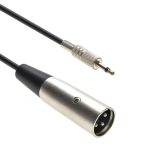10Ft XLR Male to 3.5mm Mono Male Cable