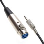 10Ft XLR Female to 3.5mm Mono Male Cable - Image 3