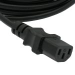 1Ft Power Extension Cord C13 to C14 Black /SVT 18/3 - Image 2