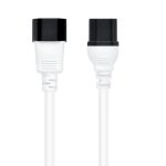 6Ft Power Cord C14 to C15 White/ SJT 14/3 - Image 2