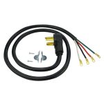6Ft 10/4 30 Amp Black 4-Wire Dryer Cord - Image 3