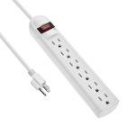 6Ft 6-Outlet Surge Protector 14AWG/3, 15A, 90J - Image 2