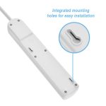 6Ft 6-Outlet Surge Protector 14AWG/3, 15A, 90J - Image 3