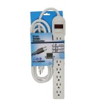 6Ft 8-Outlet Surge Protector 14AWG/3, 15A, 90J - Image 3