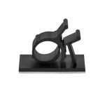 Nylon Self Adhesive Cable Management Clip Round Type 32x19mm L, 100-Pack - Image 3