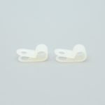 R-Type Cable Clamp 1/4" Clear 100pk - Image 2