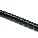 Spiral Cable Zip Wrap Black 15mm x 1.5m (0.6" x 4.92Ft) - Image 3