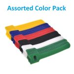 6" Hook and Loop Wrap Strap 1/2" Width Assorted colors , 60pc Pack - Image 2
