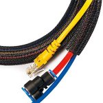 Self Closing Cable Sleeve Black 1" (25.4mm) x 50Ft(15.24m) - Image 3