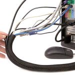 Self Closing Cable Sleeve Black 1" (25.4mm) x 50Ft(15.24m) - Image 4