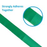 50Ft 0.8" Width Hook and Loop Strap Tape Green - Image 3