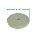 50Ft 0.8" Width Hook and Loop Strap Tape Gray - Image 2