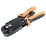 8P8C(RJ45)/6P6C(RJ12)/6P4C(RJ11) Crimp Tool w/ Rachet - Image 2