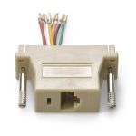 DB25 Female to RJ45 Modular Adapter Ivory - Image 2