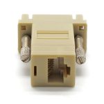 DB9 Male to RJ45 Preassembled Modular Adapter w/Hex Nut - Image 2