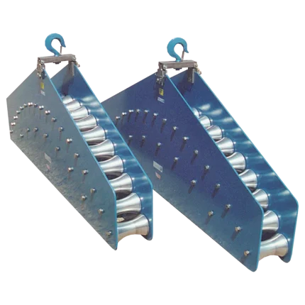 Fairlead Quadrant Block - Fairlead Quadrant Block w/ Nylatron Rollers - Condux