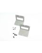 Rack Mounting Brackets 4RU 23" Off White (Pair) - Fiber Instrument Sales