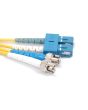 Fiber Optic Patch Cable, ST UPC to SC UPC, 2 meters, 3mm, Duplex, SM | Plus Corning® SMF-28® Ultra Fiber - Fiber Instrument Sales