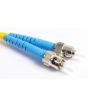 Fiber Optic Patch Cable, ST UPC to ST UPC, 1 meter, 3mm, Simplex, SM | Plus Corning® SMF-28® Ultra Fiber - Fiber Instrument Sales