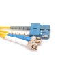 Fiber Optic Patch Cable, ST UPC to SC UPC, 1 meter, 3mm, Duplex, SM | Plus Corning® SMF-28® Ultra Fiber - Fiber Instrument Sales - Image 2
