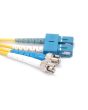 Fiber Optic Patch Cable, ST UPC to SC UPC, 3 meters, 3mm, Duplex, SM | Plus Corning® SMF-28® Ultra Fiber - Fiber Instrument Sales - Image 2