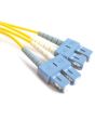 Fiber Optic Patch Cable, SC to SC UPC-UPC, 2 meters, 3mm, Duplex, SM | Plus Corning® SMF-28® Ultra Fiber - Fiber Instrument Sales - Image 2